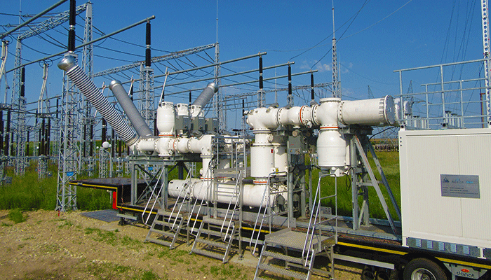 Substatie mobila GIS 400kV Bradu si Sibiu