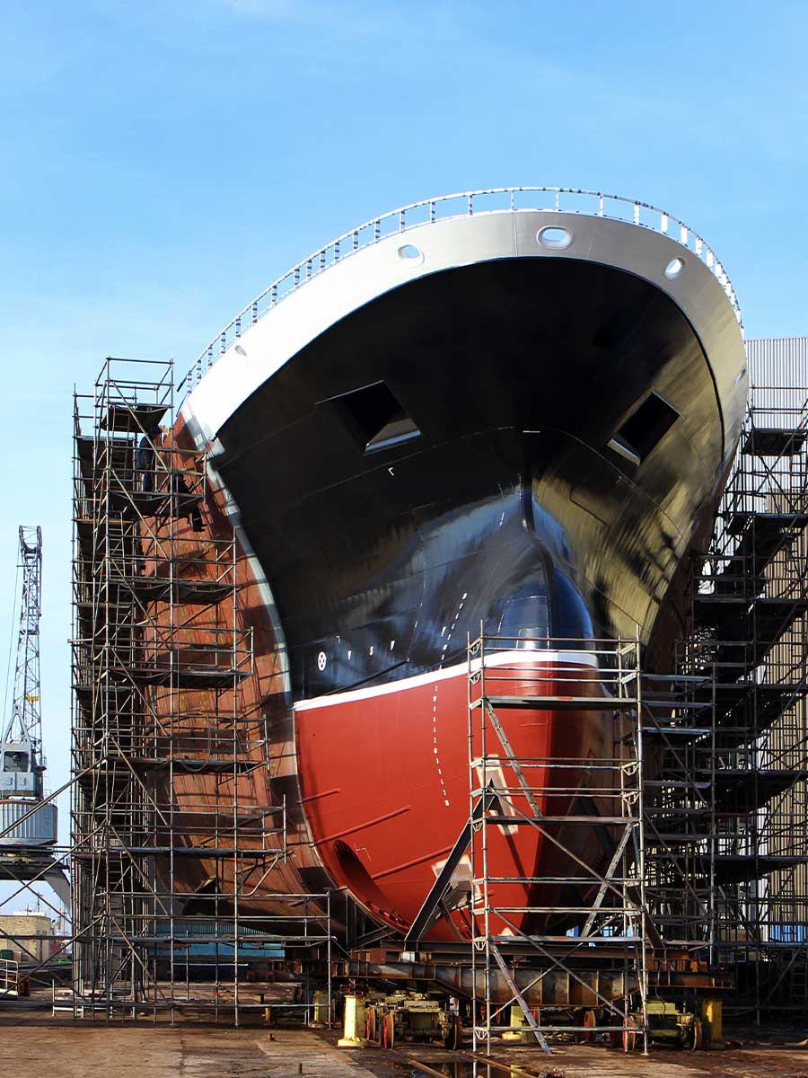 Inside Ships Installation